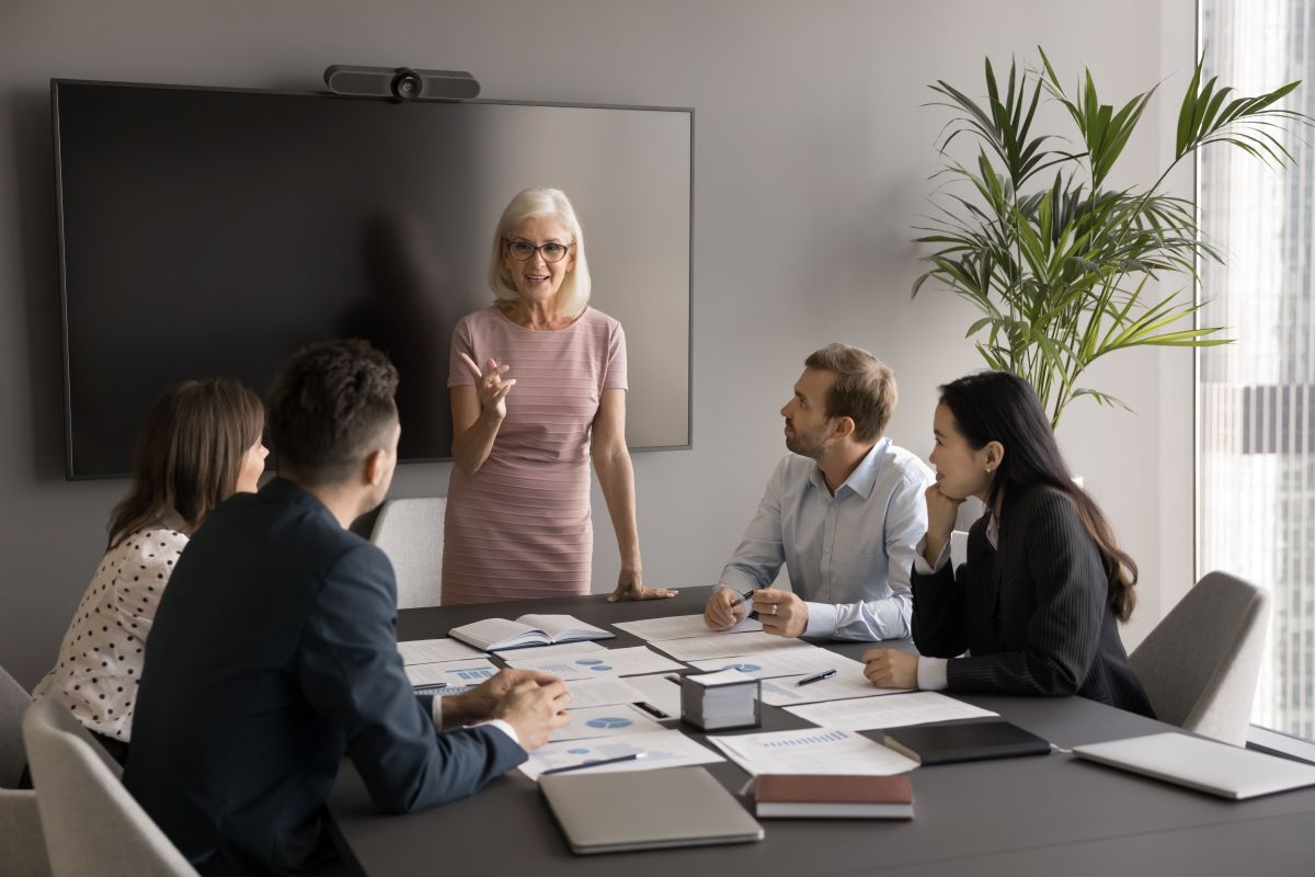 Senior living executive team